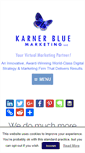 Mobile Screenshot of karnerbluemarketing.com